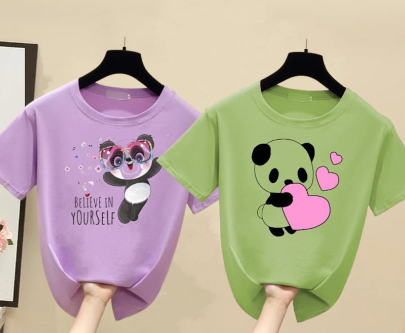 Lecowar Printed Women Multicolor T-Shirt