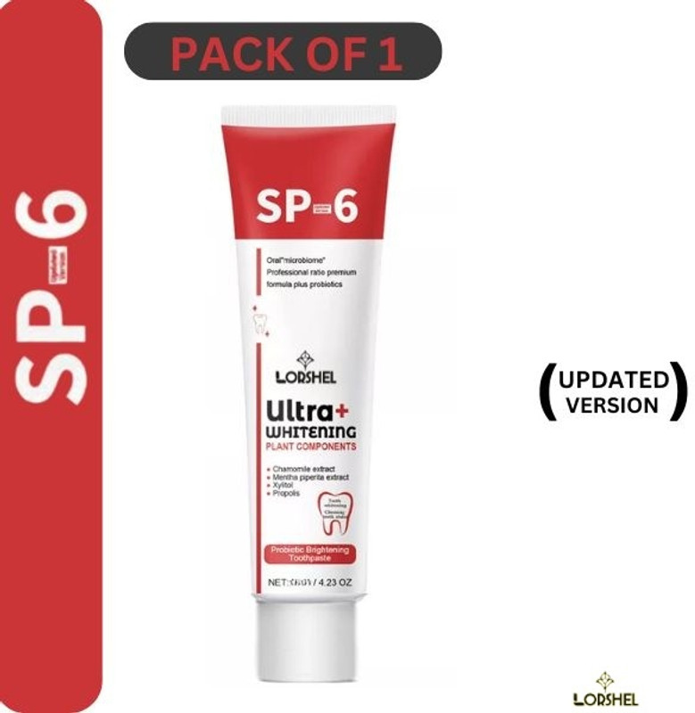 LORSHEL sp 6 toothpaste updated of sp 4 ultra toothpaste Toothpaste for Yellow Teeth Toothpaste