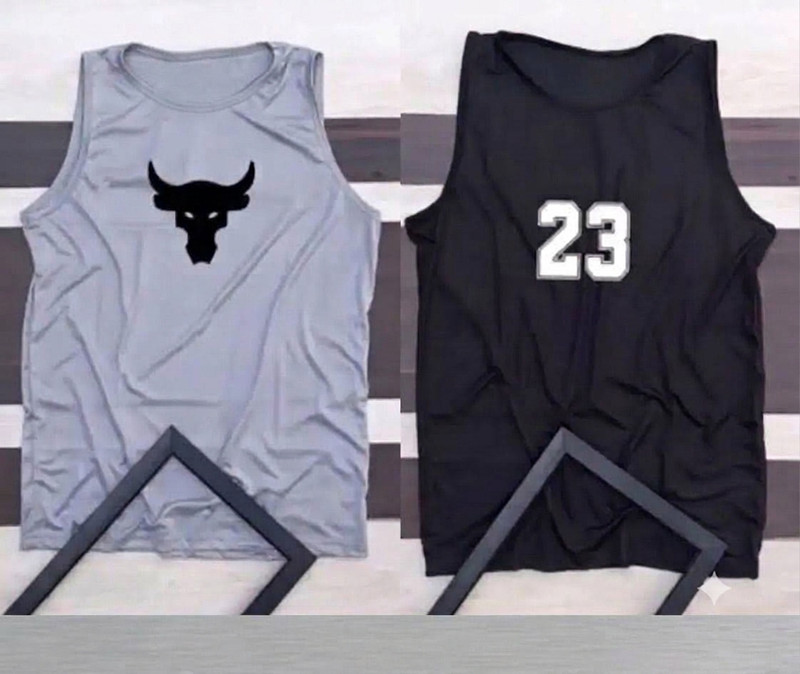 DevilsonS Poly Cotton Fabric Gym Vest