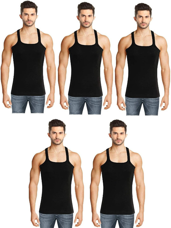 INNERO Cotton Fabric Gym Vest