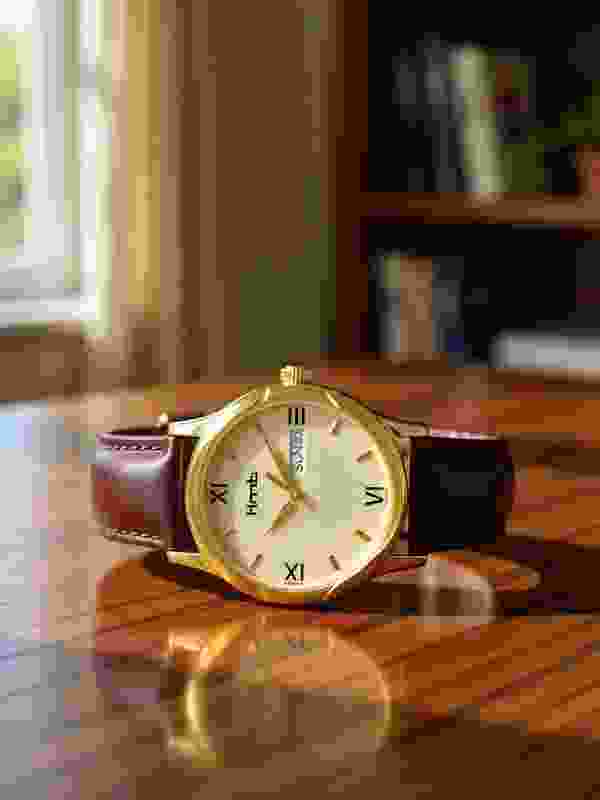 ShopGlobal 6061-GOLDEN DAY AND DATE WORKING Analog Watch  - For Men