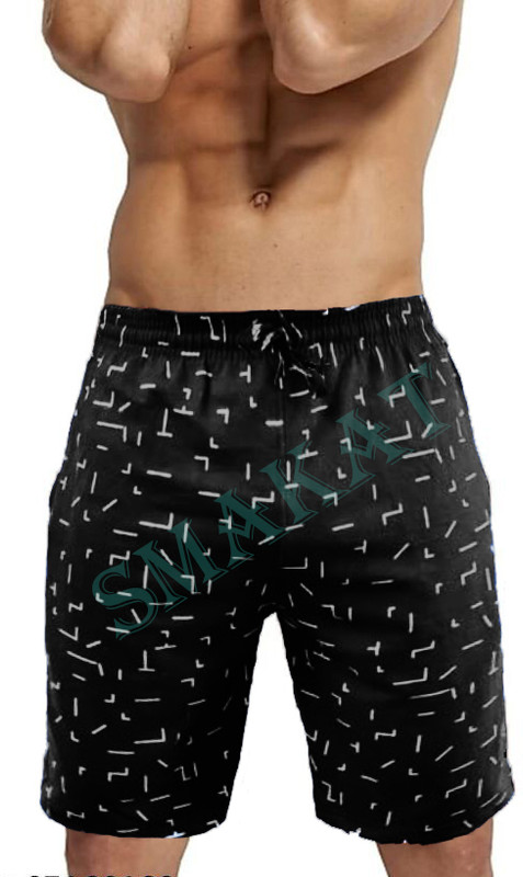 SMAKAT Printed Men Dark Blue Regular Shorts