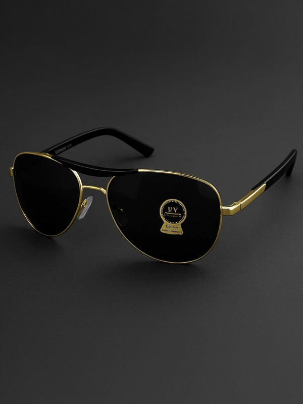 The Studded Aviator Sunglasses