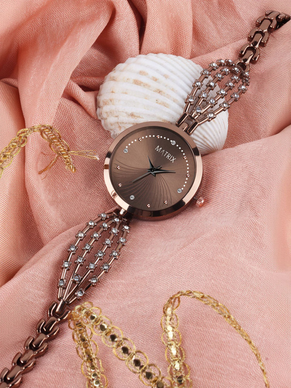 MATRIX Daisy Bracelet Style Analog Watch  - For Women