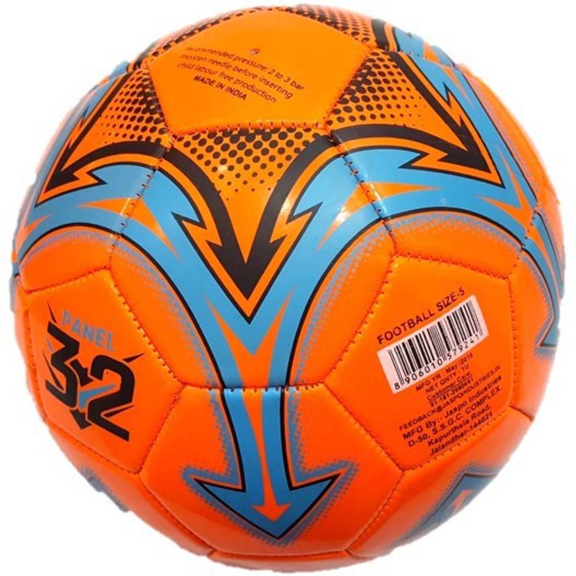 Jaspo GOAL ORANGE Football Size: 5 Pack of 1, Orange Jaspo Footballs