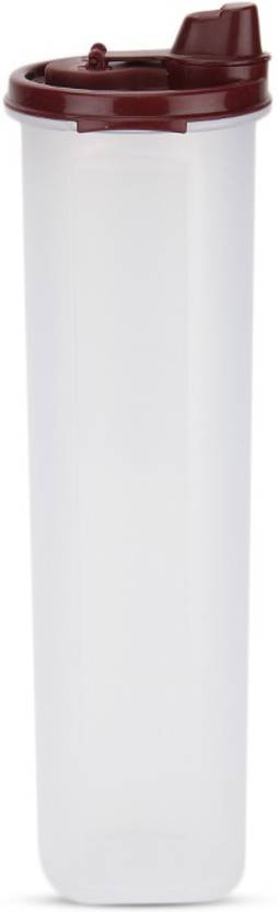 Signoraware Jumbo Easy Flow 1100 ml Plastic Food Storage Maroon Signoraware Kitchen Containers