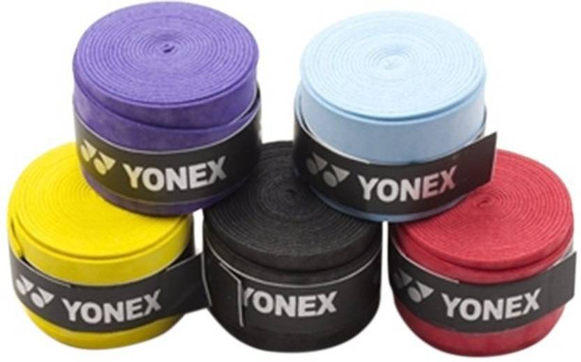 Yonex ET 901 Super Tacky Multicolor, Pack of 5 Yonex Badminton Grip