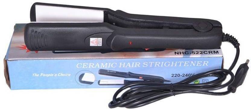 R V NHC 522CRM Hair Straightener White, Black R V Hair Straighteners
