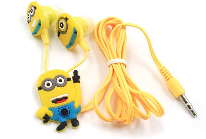 Trost Dancing Minions Wired Headset without Mic Yellow, In the Ear Trost Headphones