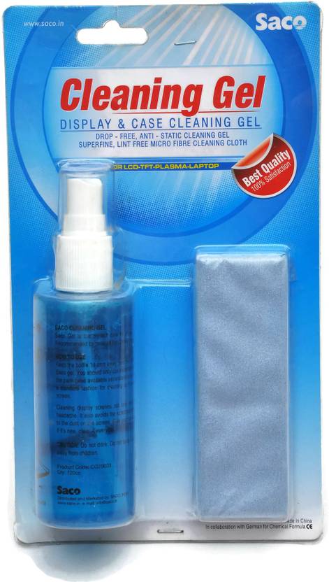 Saco Cleaning Gel with Microfiber Cloth for Computers Cleaning Gel 03 Saco Computer Components