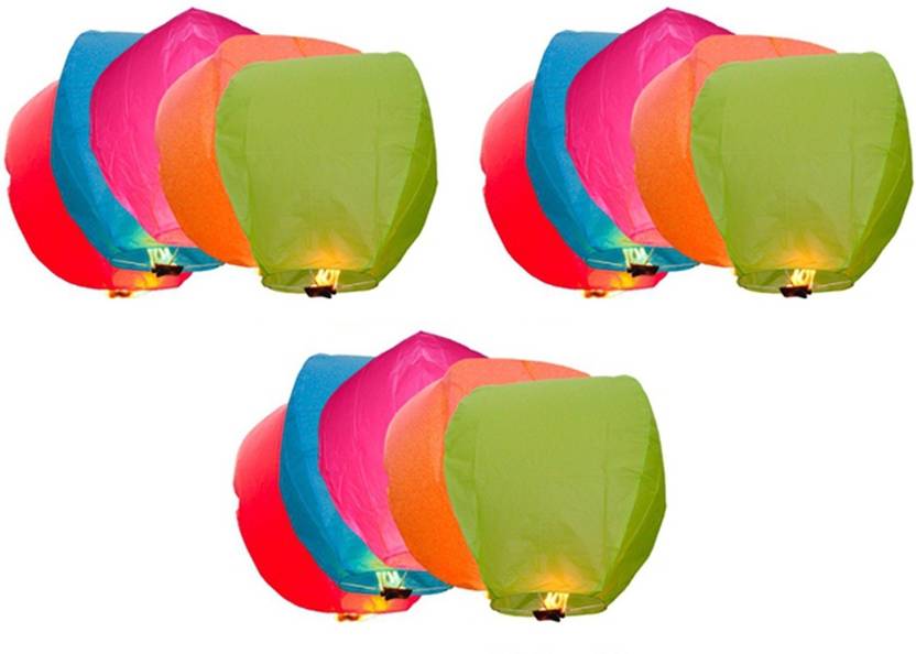 SG Group Multicolor Paper Sky Lantern