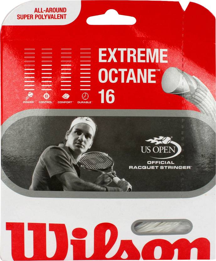 Wilson Extreme Octane 16 1.3 Tennis String 12.2 m White