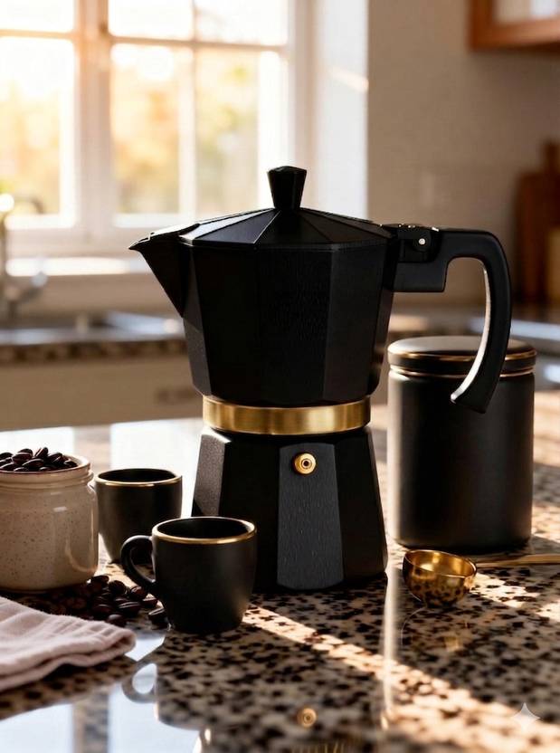 kridhrish MOKAPOT1 6 Cups Coffee Maker