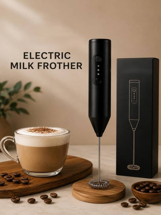 Finaro Coffee Maker Rechargeable Electric Coffee Beater 50 W