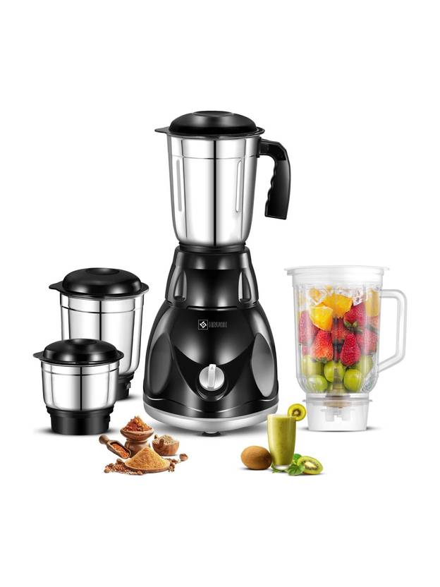 Havok Black_Mixer_4Jar 750 W Juicer Mixer Grinder