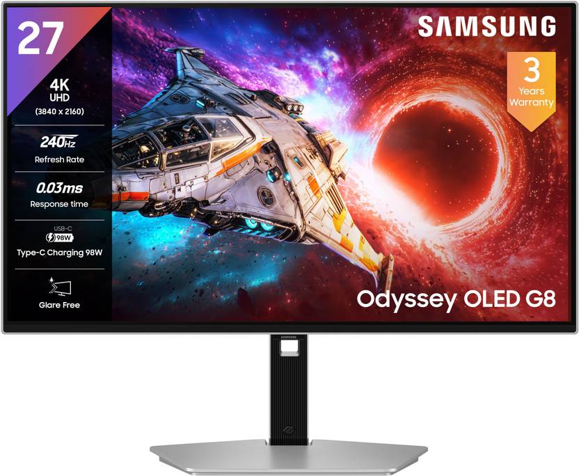 Samsung Odyssey OLED G8 27" 4K 240Hz · New