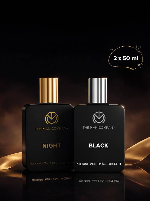 The man company Black EDT & Night EDP Combo