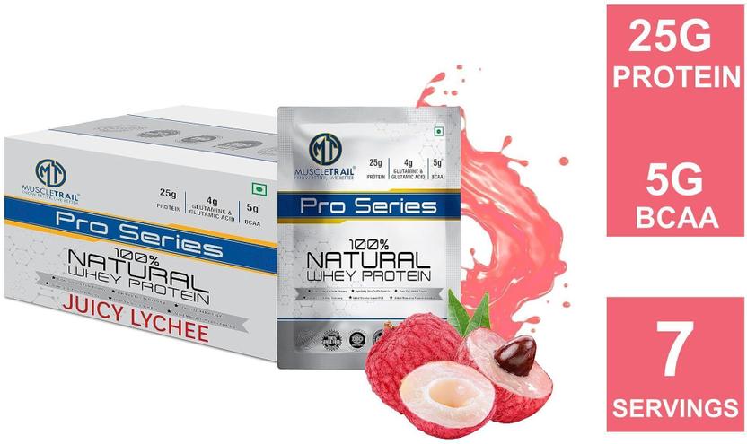 Muscle Trail Pro Series Whey - 217 g, Juicy Lychee product pack