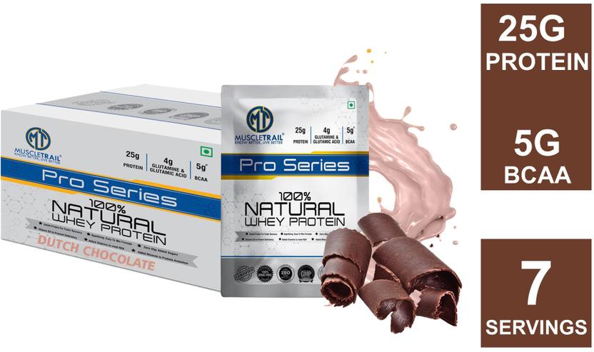 Muscle Trail Pro Series Whey - 217 g, Dutch Chocolate product pack