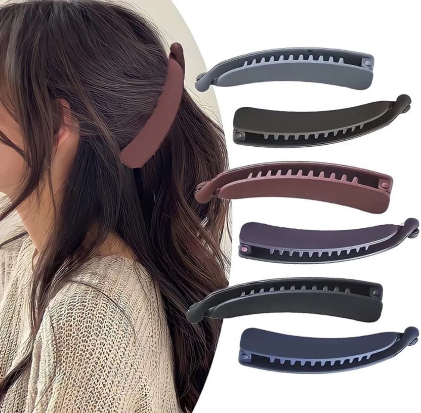Pack of 6 Hair Clips (Multicolor)