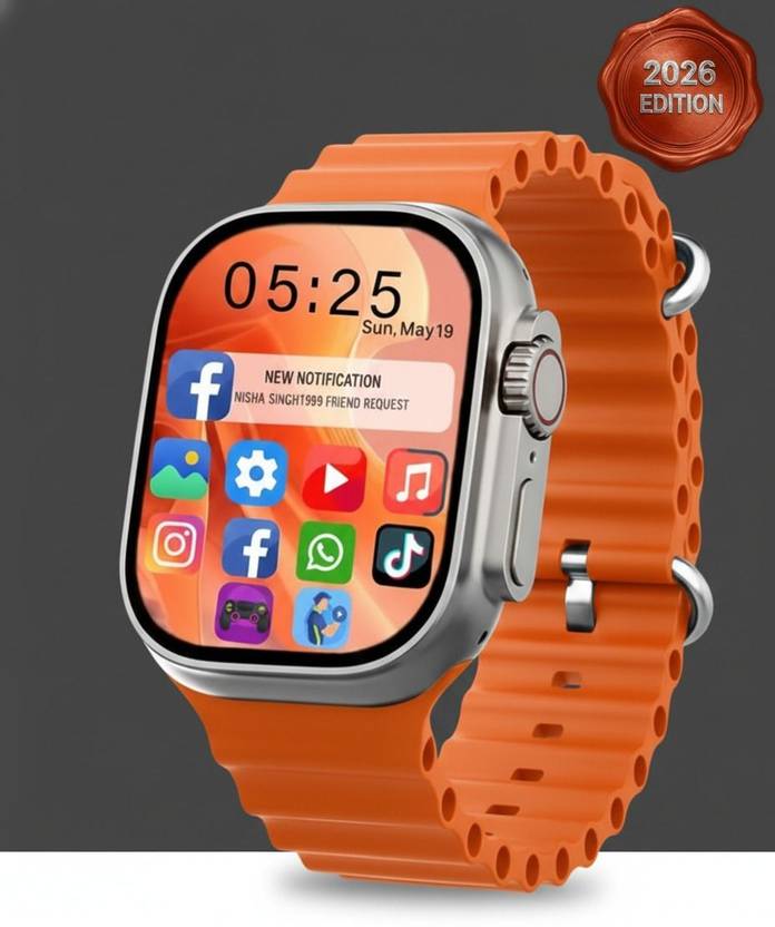 Yash Enterprises T800 Ultra Zinc Alloy Body Smartwatch